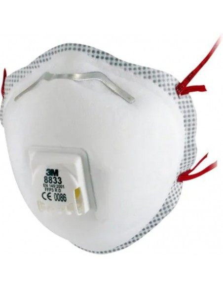 MASCARILLA 3M 8833 FFP3 MOLDEADA C/VALVULA