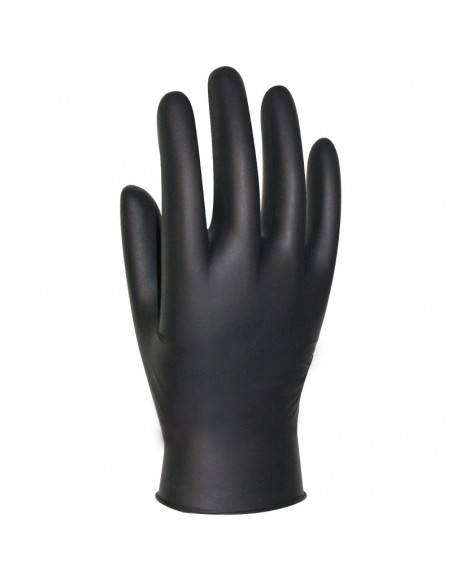 GUANTE NITRILO DESECHABLE SIN EMPOLVAR UNIBLACK (100ud)