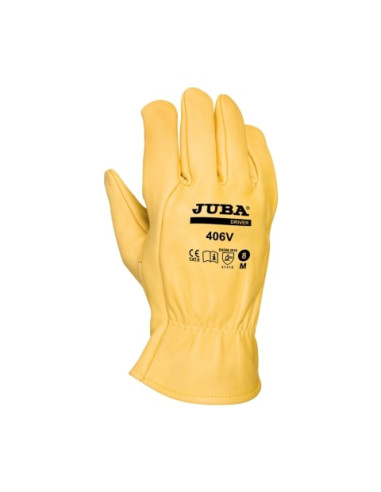 GUANTE PIEL FLOR 406V AMARILLO...