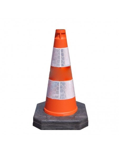 CONO 50 CAUCHO BASE 2 BANDAS REFLECTANTES 1650