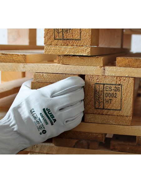 GUANTE PIEL FLOR 406 VRW (12x10)