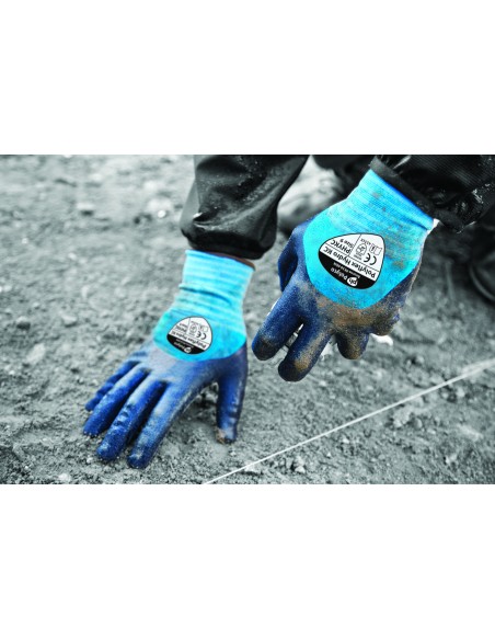 GUANTE NYLON POLYFLEX HIDRO PHYKC PALMA NITRILO (T:6-11) (EMB:10X60)