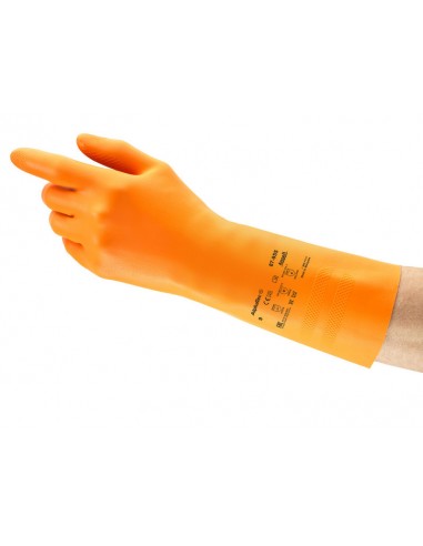 GUANTE LATEX NARANJA ALPHATEC 87955...