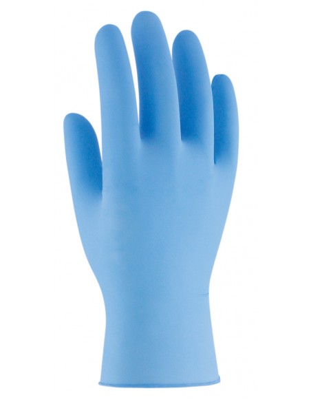GUANTE NITRILO DESECHABLE UNITRIL E CON POLVO (100 uds) (10X100)