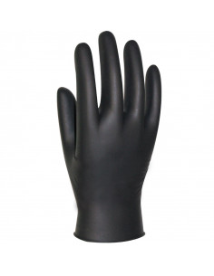GUANTE NITRILO DESECHABLE SIN EMPOLVAR UNIBLACK (100ud) 2