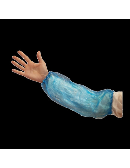 MANGUITO DESECHABLE POLIETILENO 0,02MM (PAQ 100 UDS)