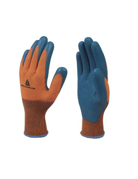 GUANTE SOPORTE POLIESTER RECUBRIMIENTO LATEX VE733 (7-11) (12x10)