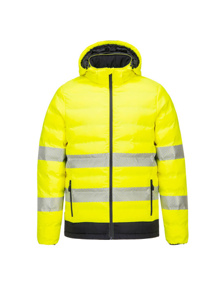 CHAQUETA CALEFACTADA S548 AV (S-3XL) AMARILLO/NEGRO