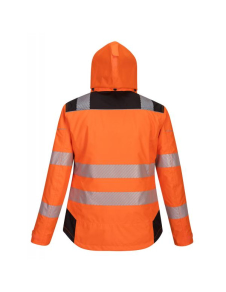 CHAQUETA FRIO Y LLUVIA BICOLOR AV PARA MUJER PW382 (XS-3XL)