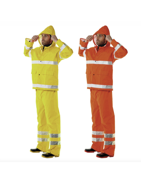 Conjunto Impermeable Alta Visibilidad ISSALINE