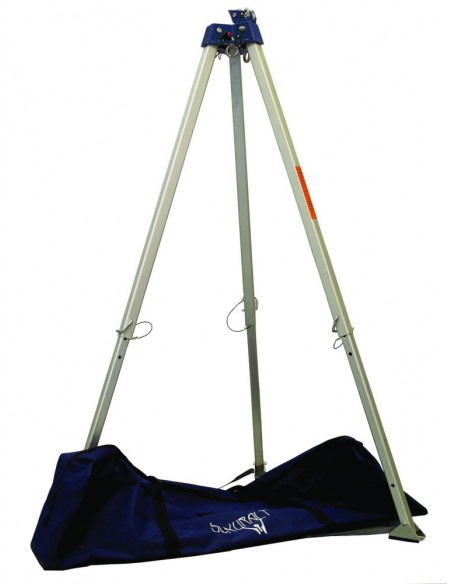 KIT TRIPODE TRIP10 CON TORNO Y ANTICAIDAS RETRACTIL 15M