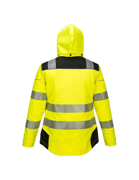 CHAQUETA FRIO Y LLUVIA BICOLOR AV PARA MUJER PW382 (XS-3XL)