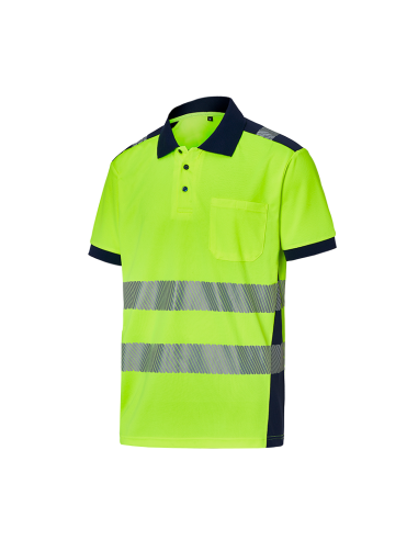 POLO ALTA VISIBILIDAD RECICLADO MANGA CORTA