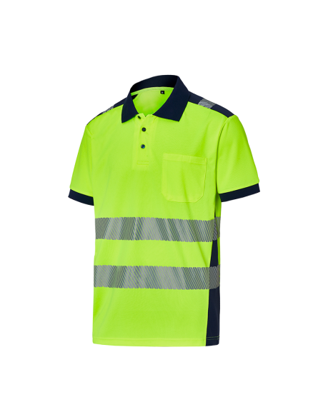 POLO ALTA VISIBILIDAD RECICLADO MANGA CORTA