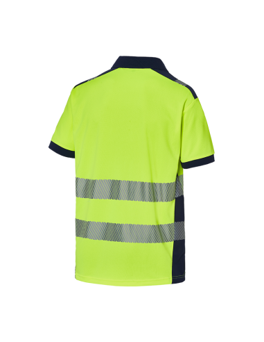 POLO ALTA VISIBILIDAD RECICLADO MANGA CORTA