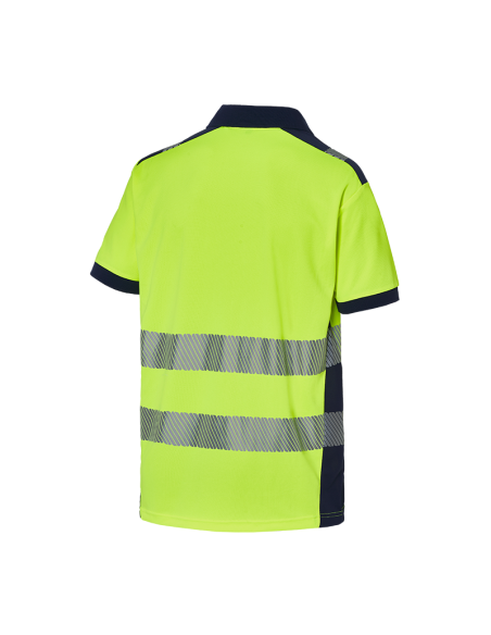POLO ALTA VISIBILIDAD RECICLADO MANGA CORTA