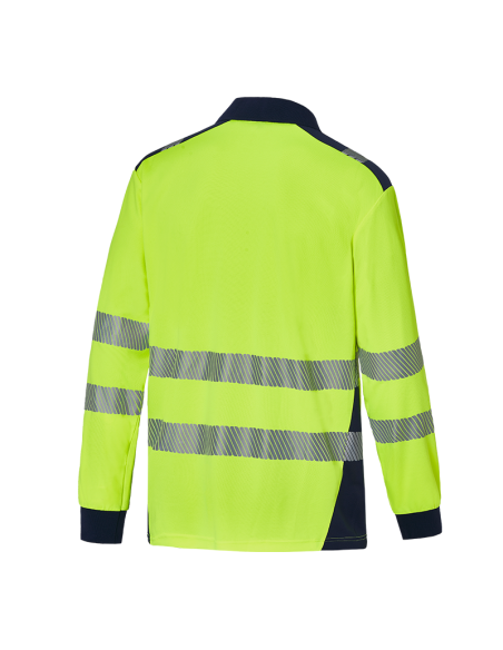 POLO ALTA VISIBILIDAD RECICLADO MANGA LARGA