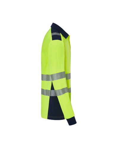 POLO ALTA VISIBILIDAD RECICLADO MANGA LARGA