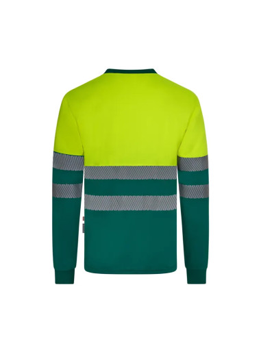 CAMISETA ALTA VISIBILIDAD MANGA LARGA RECICLADA