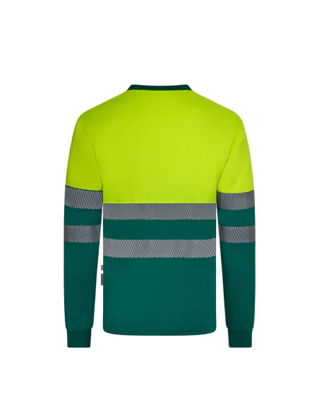 CAMISETA ALTA VISIBILIDAD MANGA LARGA RECICLADA