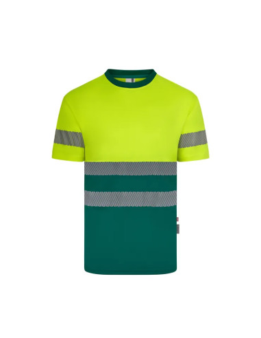 CAMISETA ALTA VISIBILIDAD MANGA CORTA RECICLADA