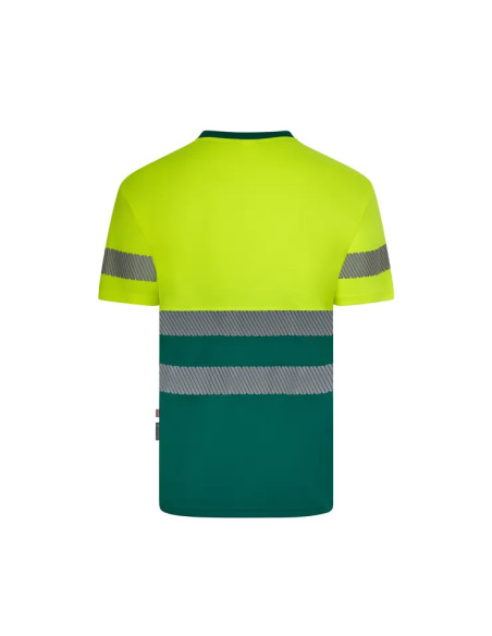 CAMISETA ALTA VISIBILIDAD MANGA CORTA RECICLADA