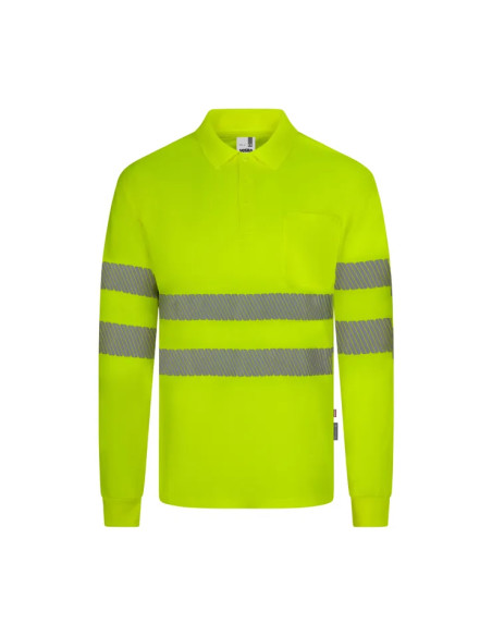 POLO ALTA VISIBILIDAD ML BS RECICLADO