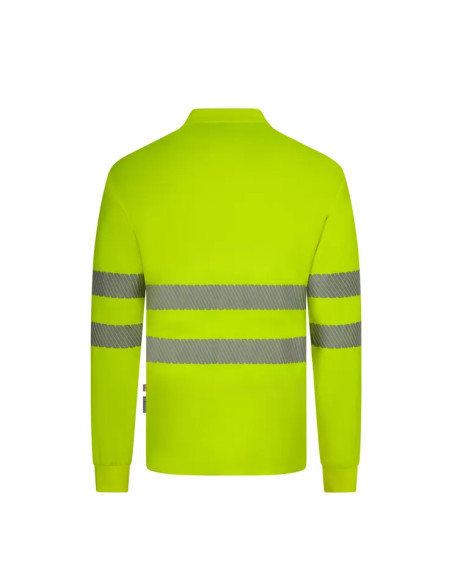 POLO ALTA VISIBILIDAD ML BS RECICLADO