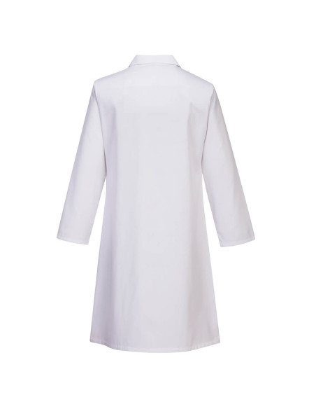 BATA DE MUJER CON UN BOLSILLO PARA INDUSTRIA ALIMENTARIA 2205