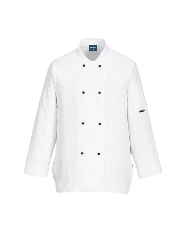 CHAQUETA DE COCINA PARA MUJER RAQUEL, CON MANGA...