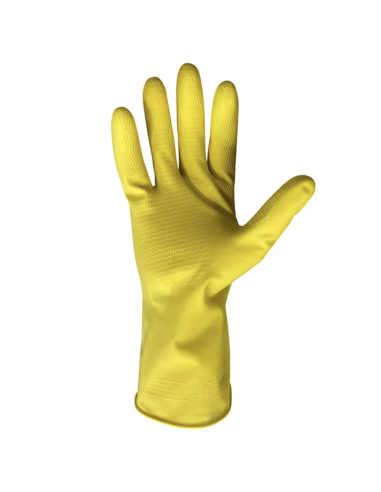 GUANTE DE LÁTEX AMARILLO NOVA 38 (12X12)