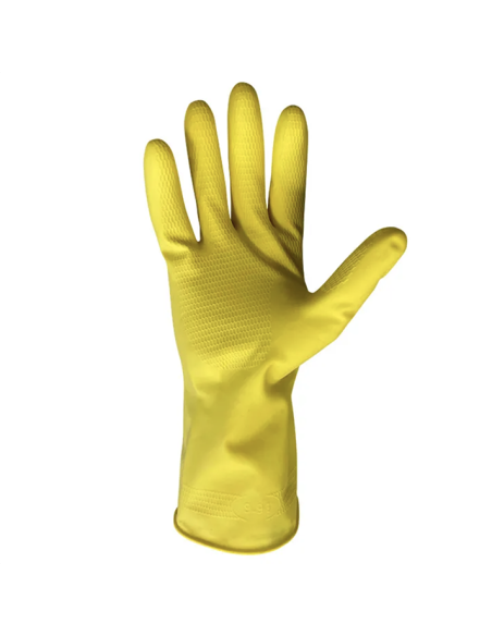 GUANTE DE LÁTEX AMARILLO NOVA 38 (12X12)