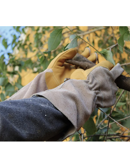 GUANTE FORESTAL PIEL MIXTO Y FORRO ARAMIDA 204FSFR