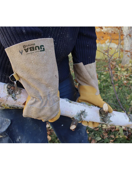 GUANTE FORESTAL PIEL MIXTO Y FORRO ARAMIDA 204FSFR