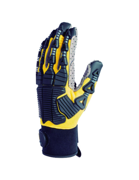 GUANTE TEXTIL CON TACOS PVC ANTI IMPACTO EOS VV900JA