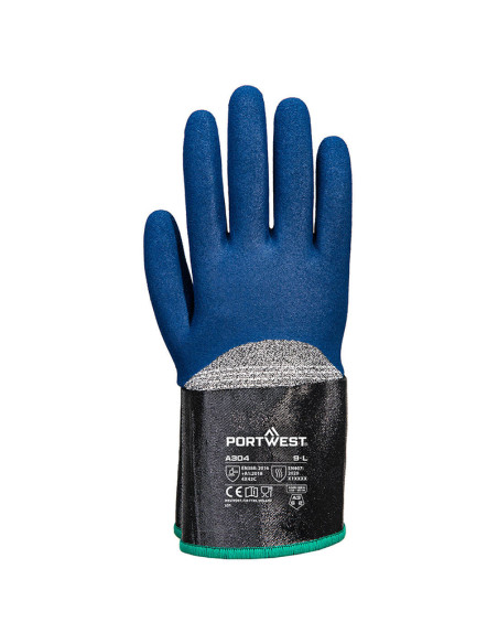 A304 - GUANTE DE ESPUMA DE NITRILO CON PUÑO EXTENSIBLE GRIP C13