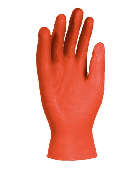 GUANTES NITRILO DESECHABLE TEXTURIZADO SIN POLVO UNIGRIP OR (DISP 50) (50X10)