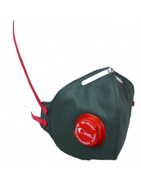 MASCARILLA 414 SLOV FFP2 C/VALVULA Y CARBON ACTIVO PLEGABLE VERTICAL
